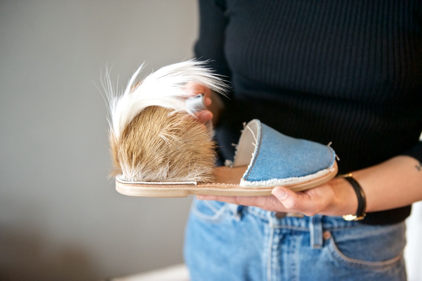 Denim espadrilles