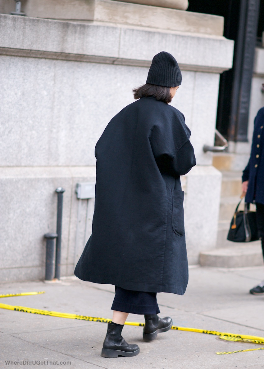 oversized black coats