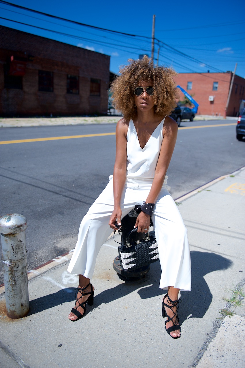 wide leg white pants