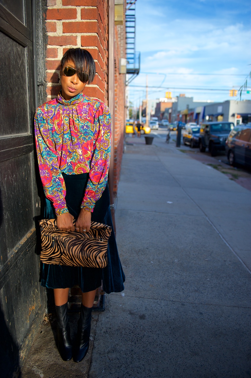 leopard print clutch