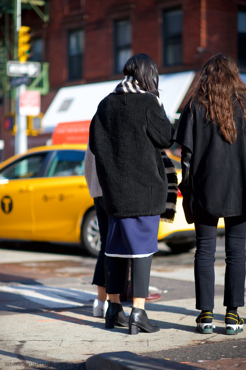 black ankle boots