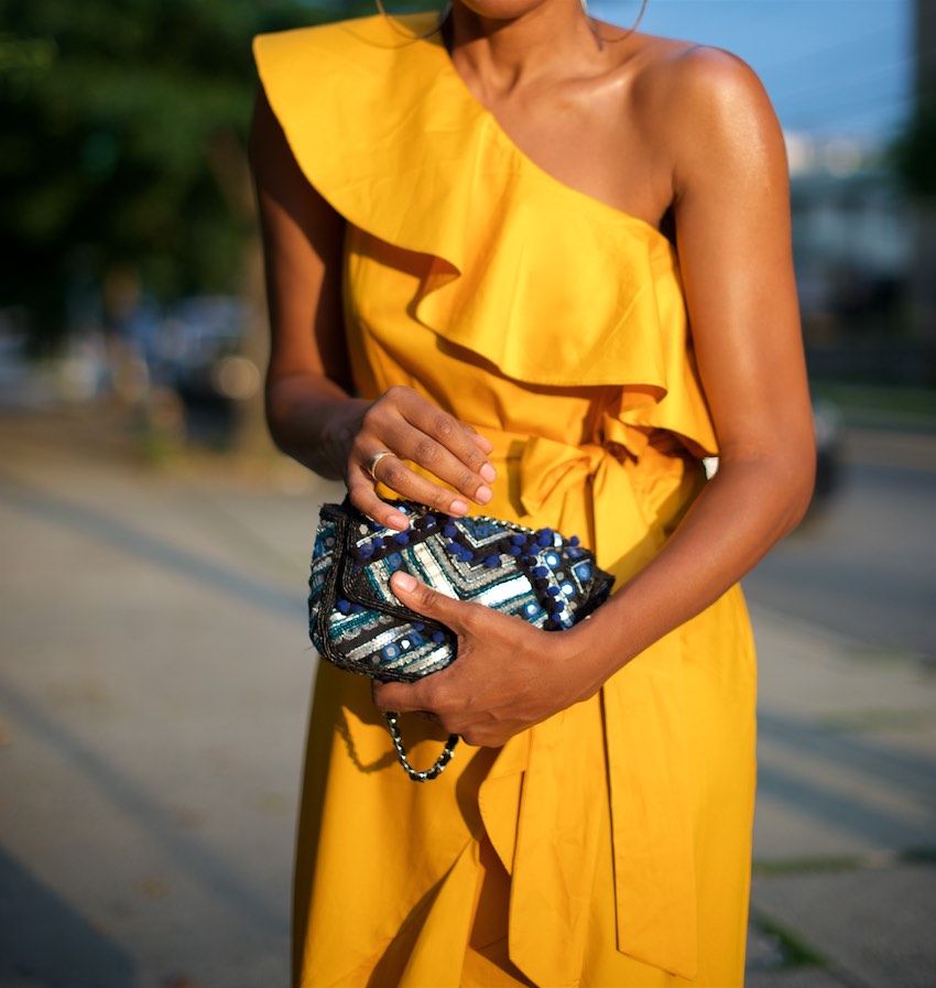 one shoulder dress