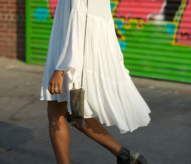 White summer dress