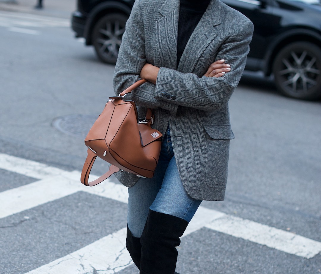 Loewe tan puzzle bag