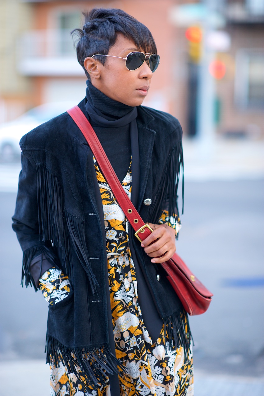 Suede fringe jackets