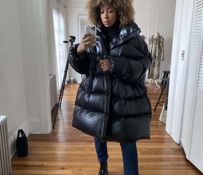 how to style puffer coats