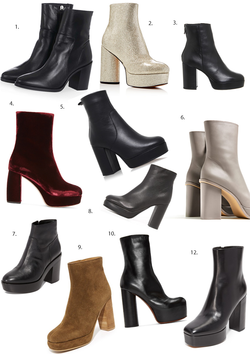 best platform ankle boots