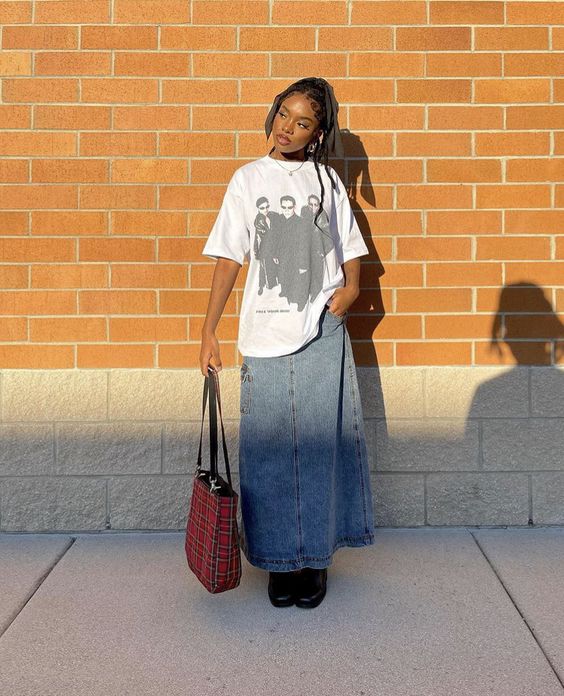 denim skirt