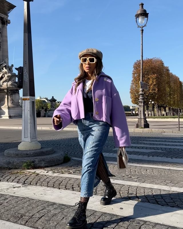 Purple Jeans Outfits For Women (15 ideas & outfits)