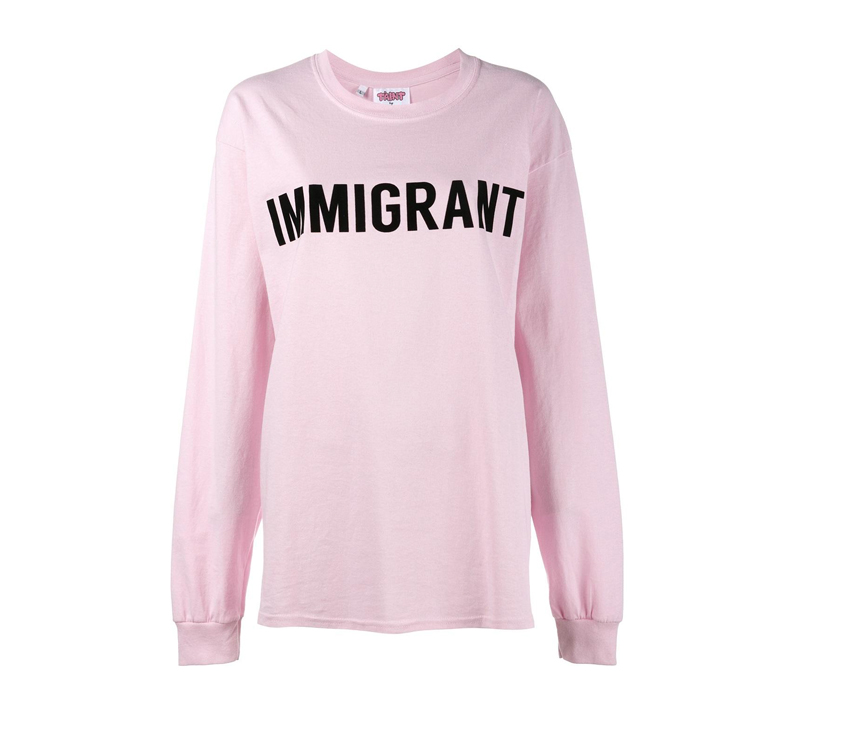 Ashish immigrant sweatshirt