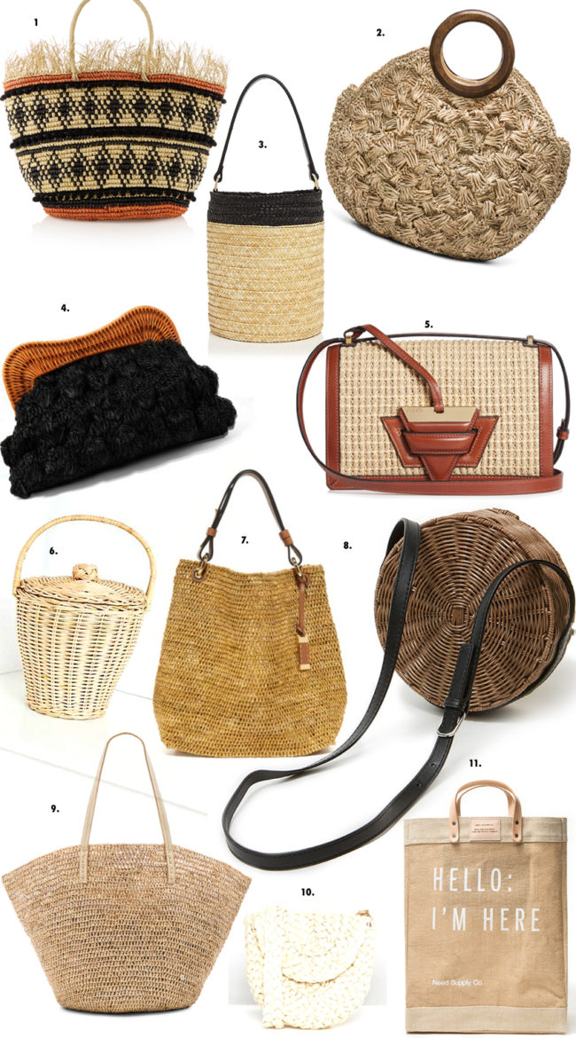 11 Cool Straw Bags + Where To Get Them - Where Did U Get That