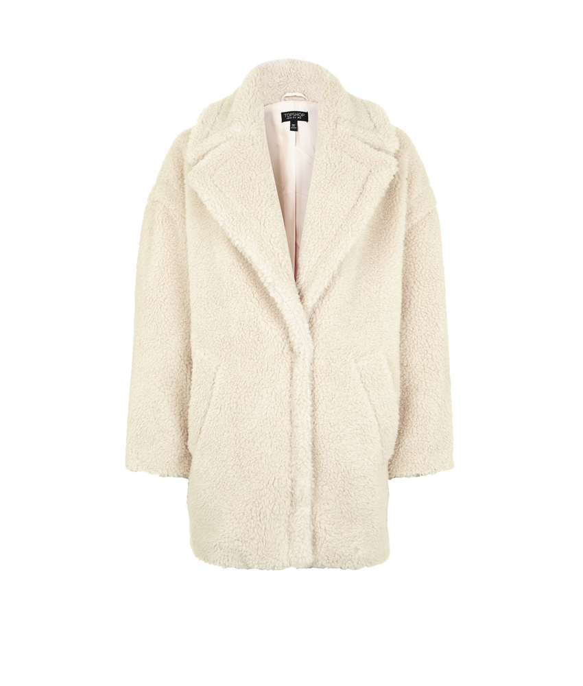 Topshop teddy coat